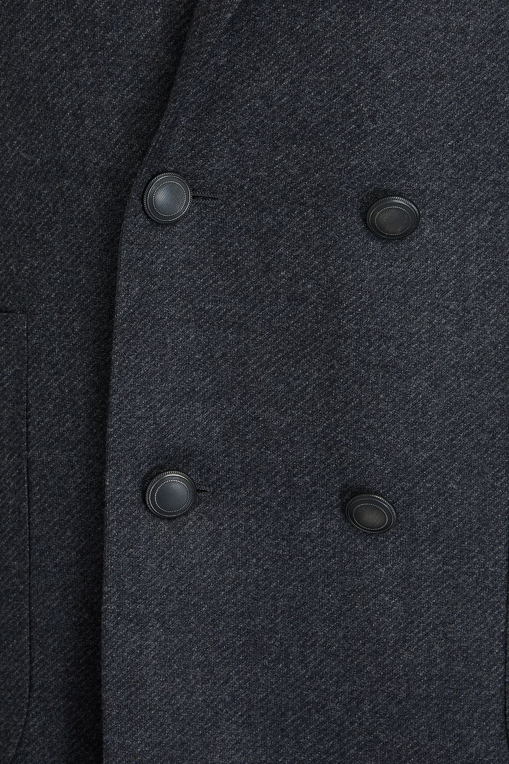 CANALI Double-breasted wool-blend blazer