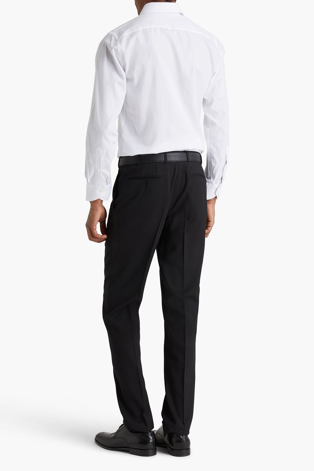 CANALI Wool-jacquard pants