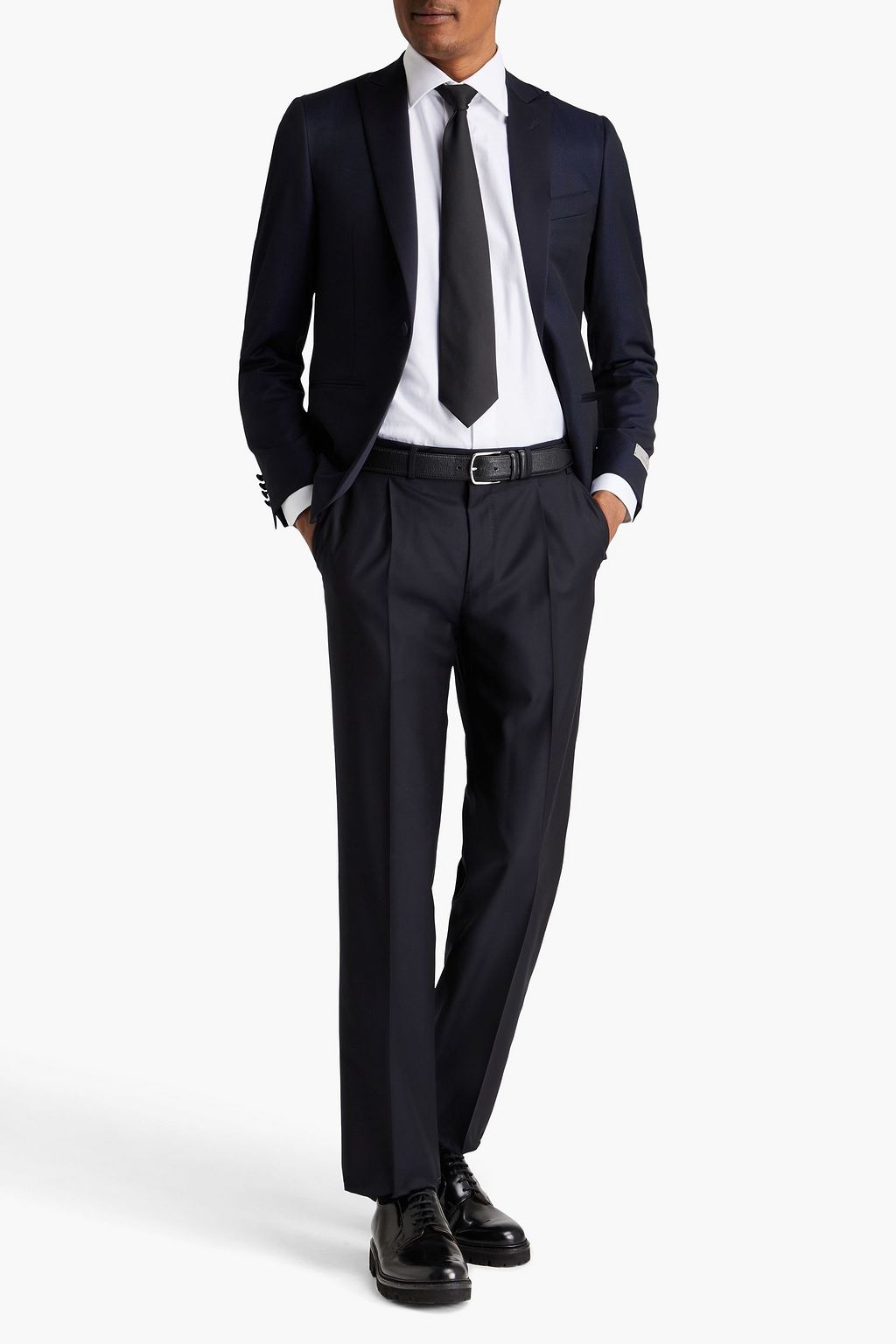 CANALI Wool-twill pants