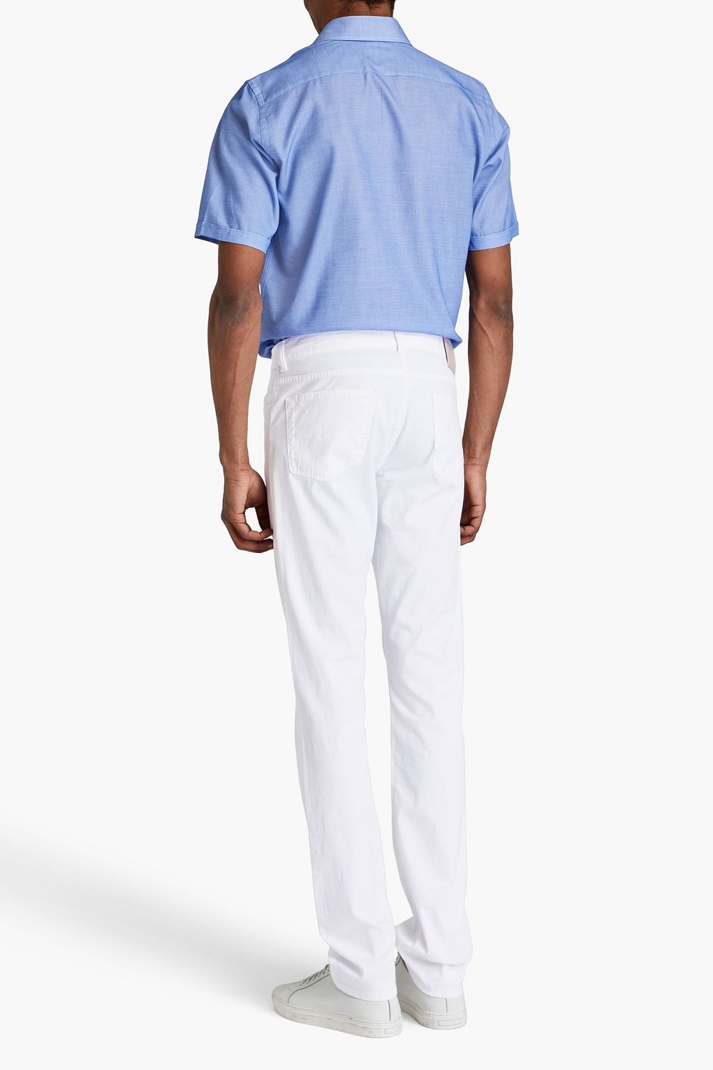 CANALI 코튼 혼방 팬츠