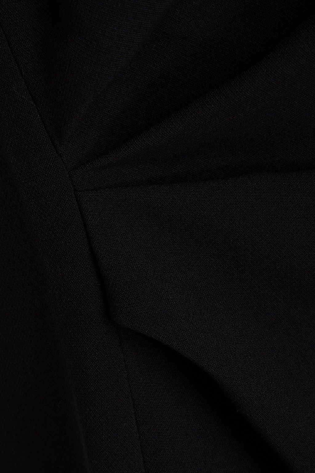 VINCE. 크레이프 스트랩리스 미디 드레스