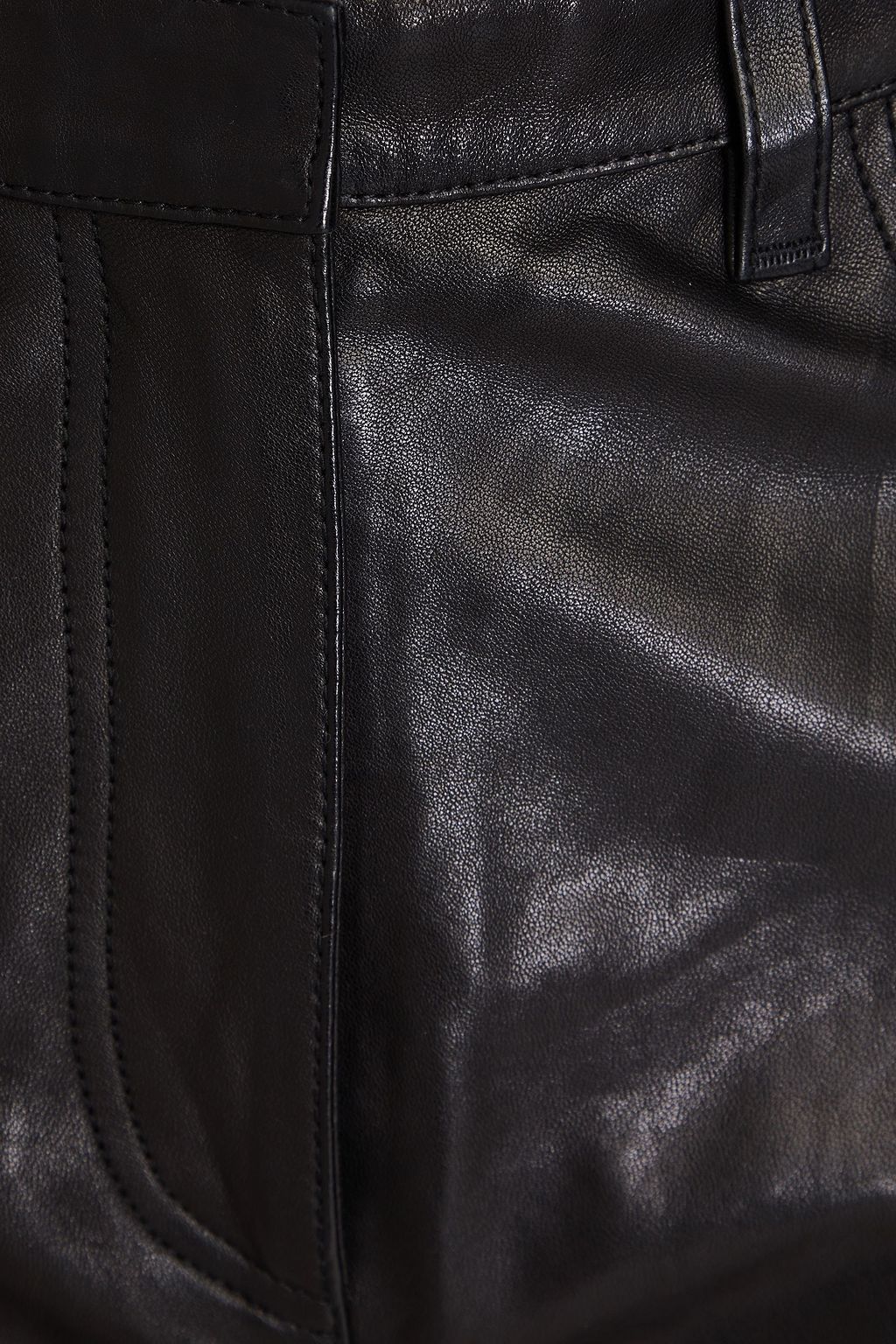 IRO Jalil leather straight-leg pants