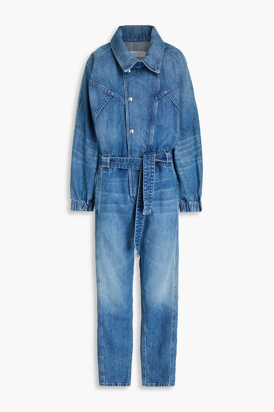 Iro Cleo Jumpsuit Aus Denim In Mittelblauer Denim