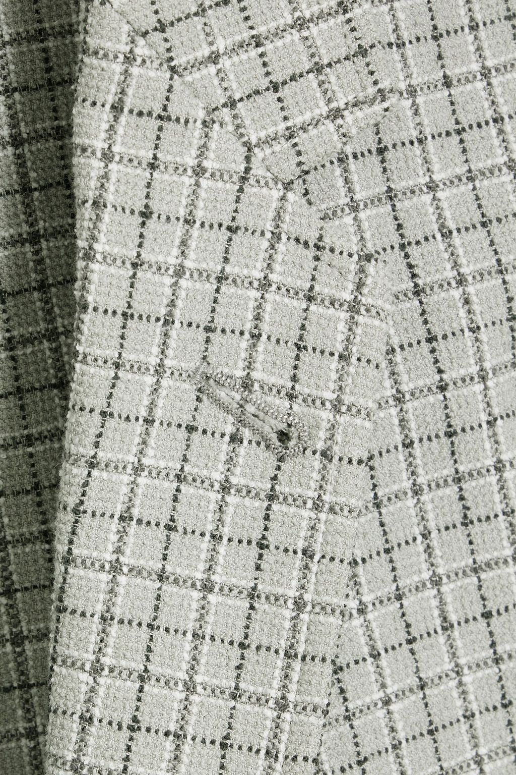 THOM BROWNE Checked cotton-blend tweed blazer