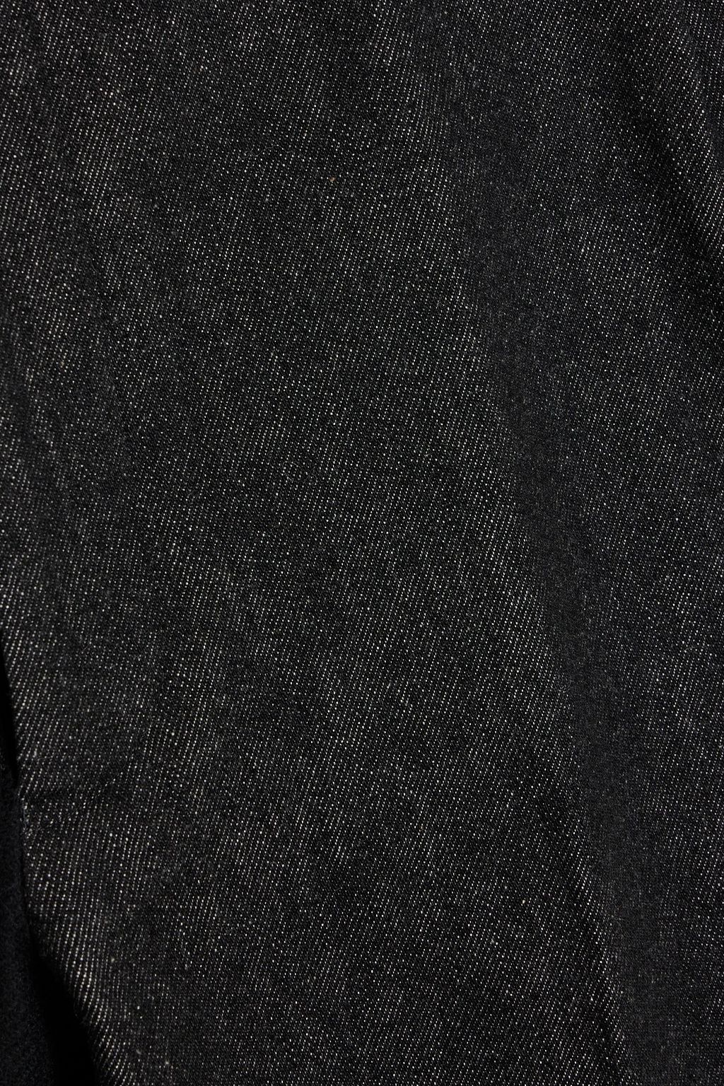 THOM BROWNE Two-tone cotton-twill pants