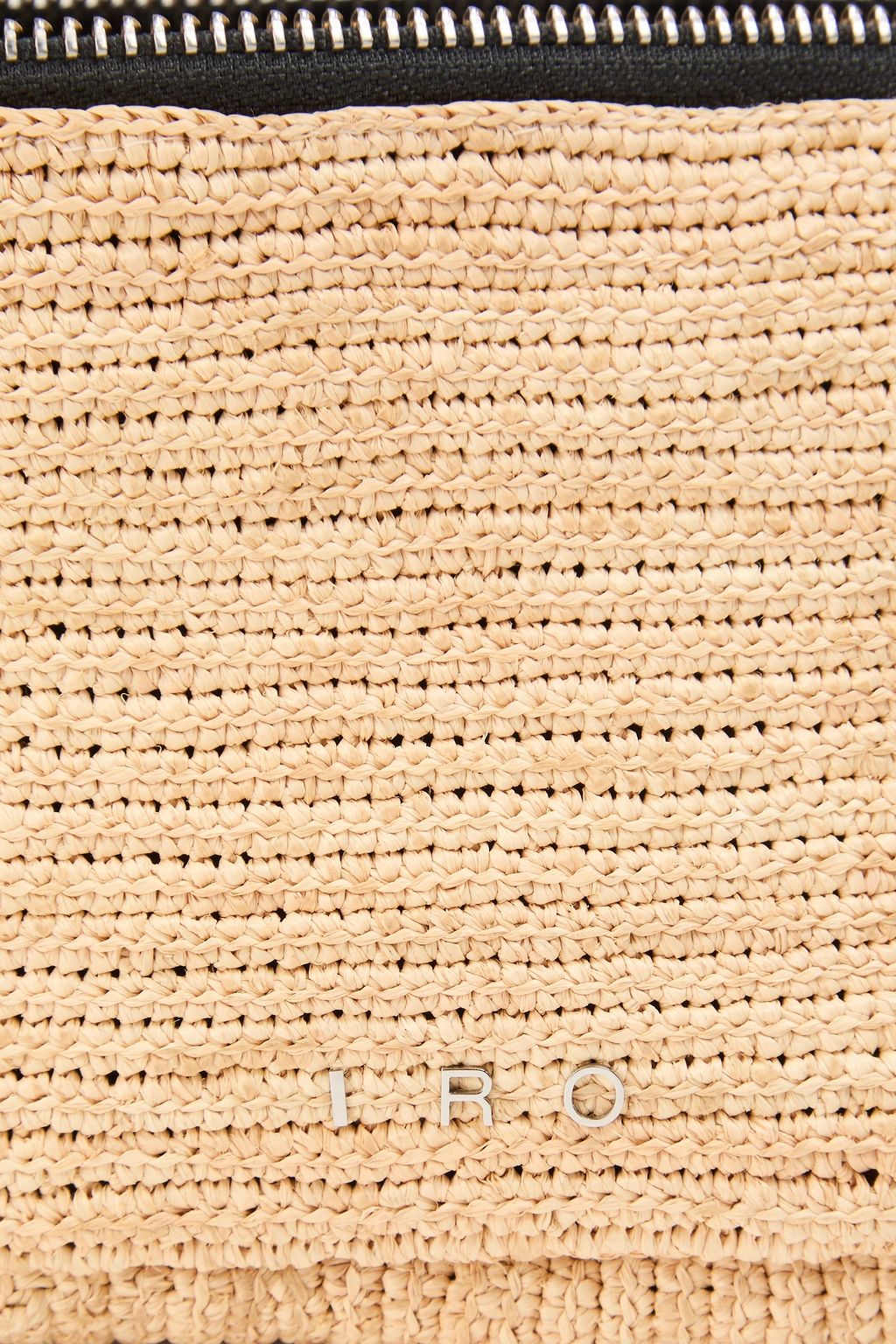 IRO Knotted raffia tote