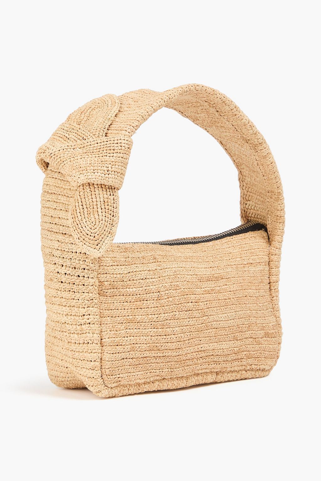 IRO Knotted raffia tote