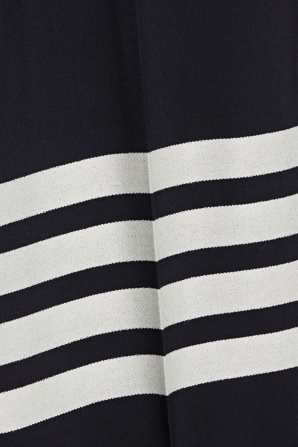 THOM BROWNE Striped wool pants