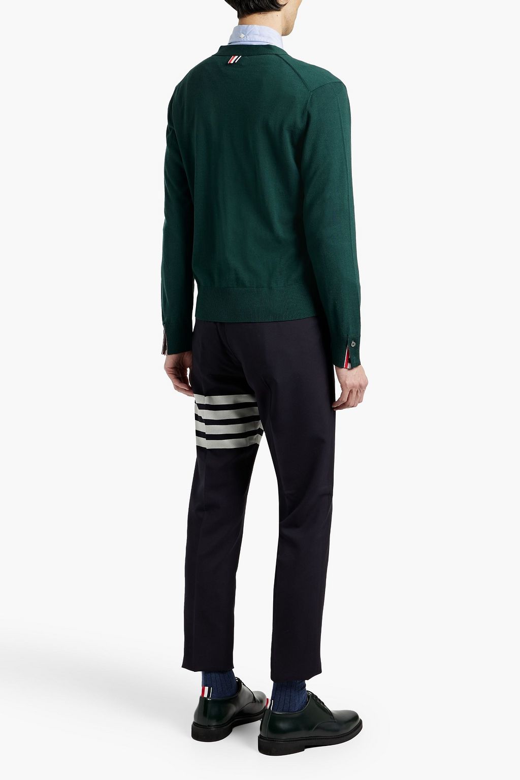 THOM BROWNE Striped wool pants