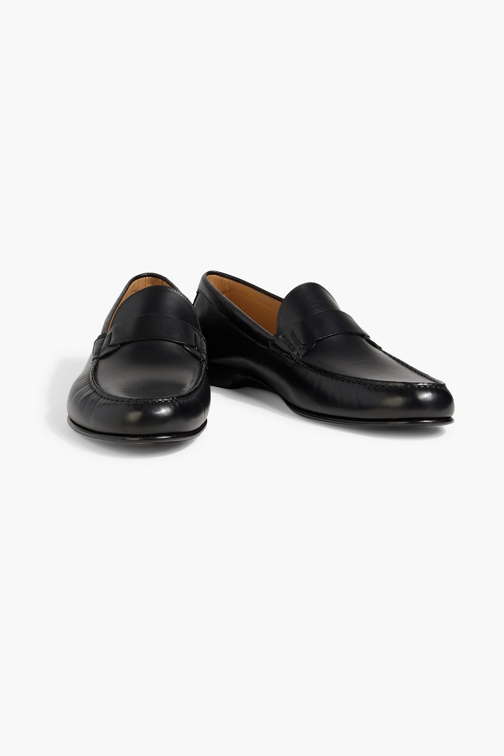CANALI Leather penny loafers