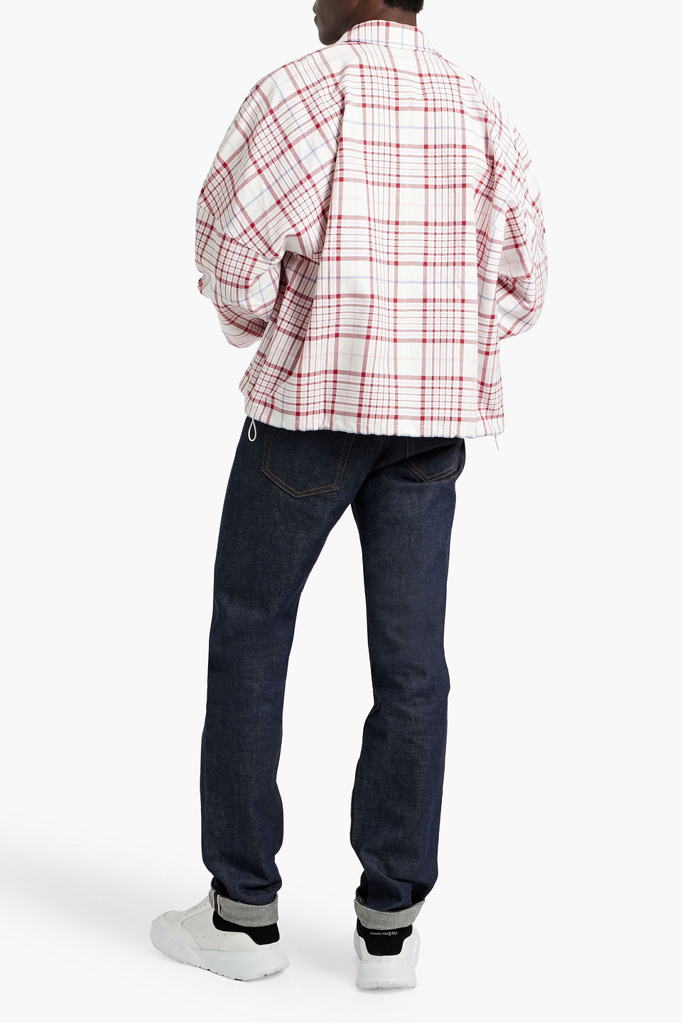 Jacquemus Criollo Checked Cotton-jacquard Overshirt In White