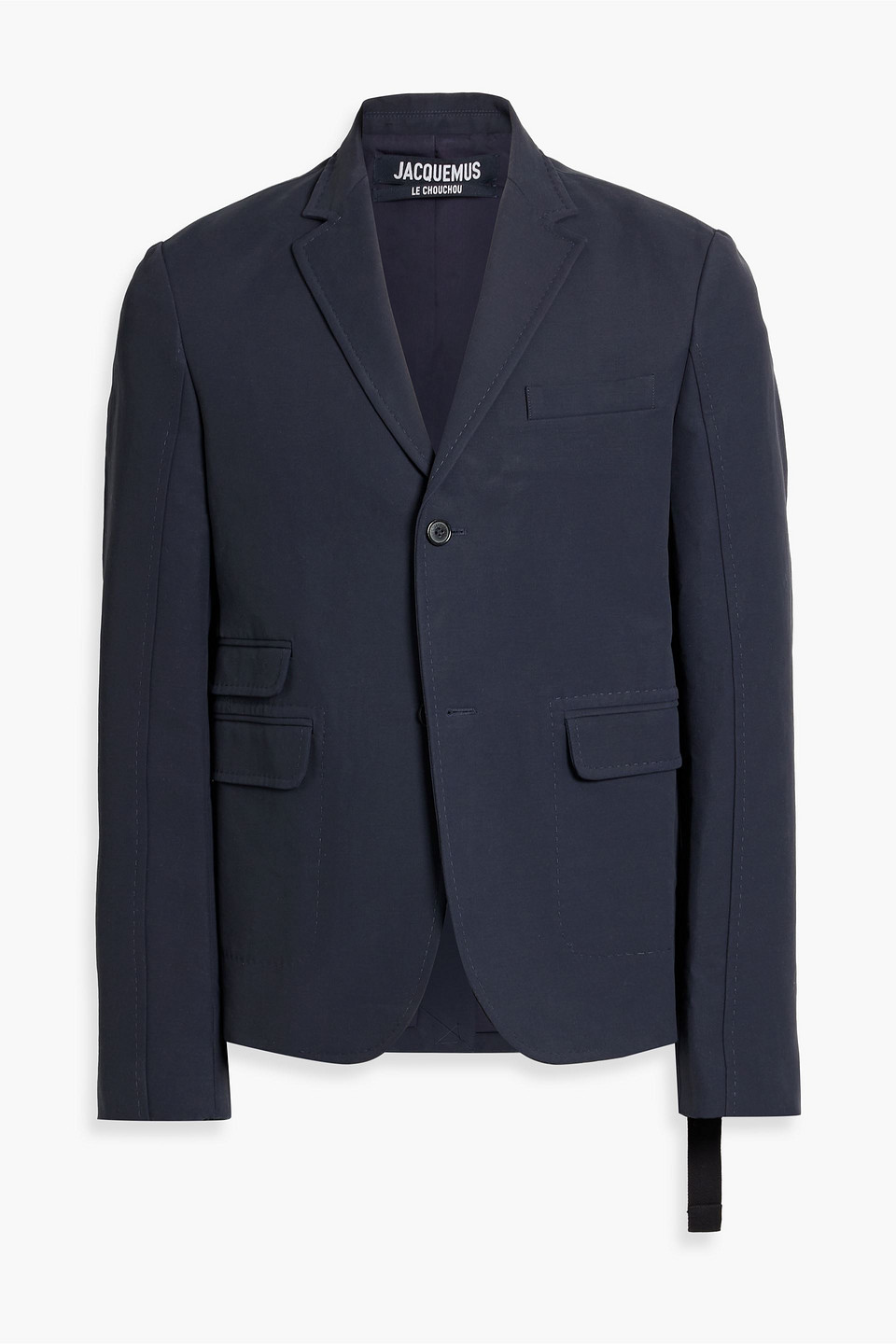 Jacquemus Piccinni Cotton-blend Blazer In Navy