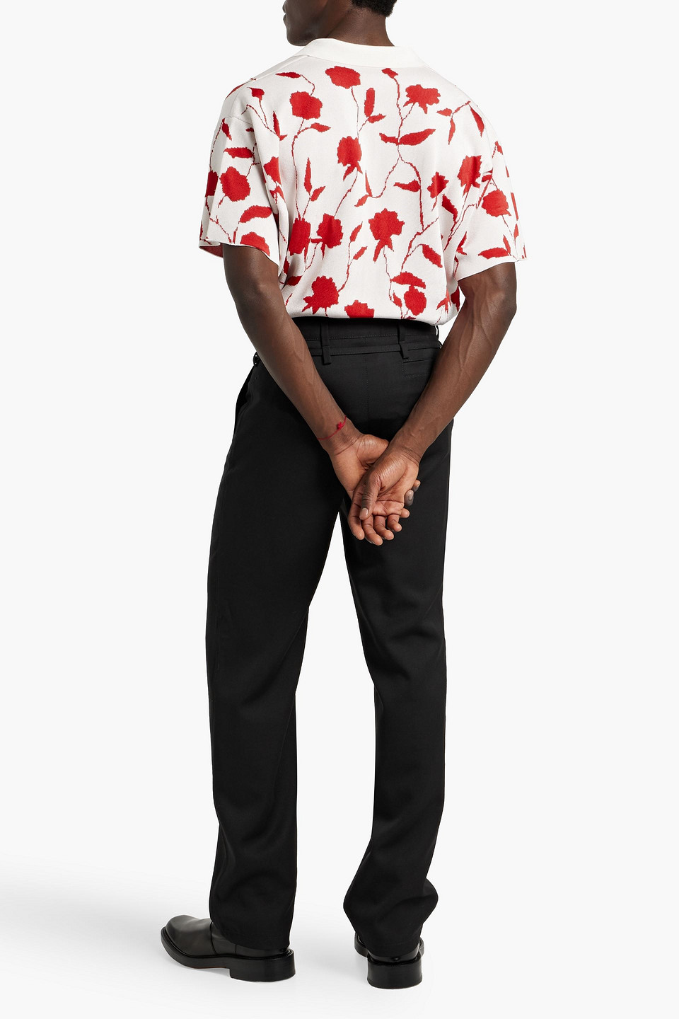Jacquemus La Chemise Maille Rosa In Red