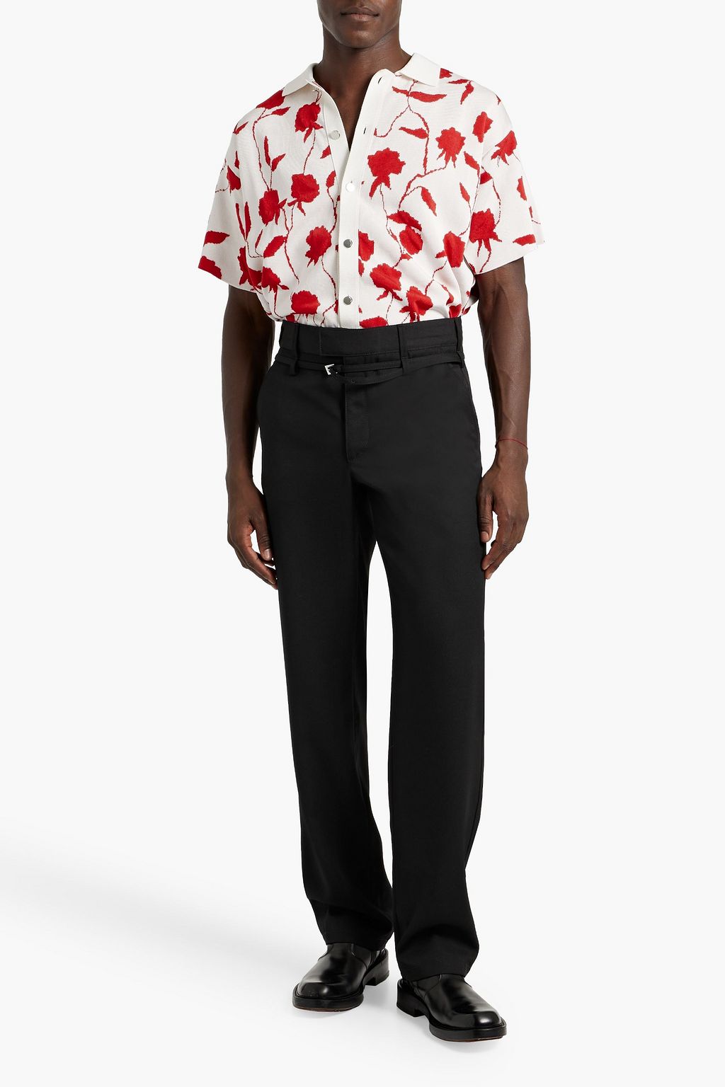 JACQUEMUS قميص "مايل" بقصة الجاكارد