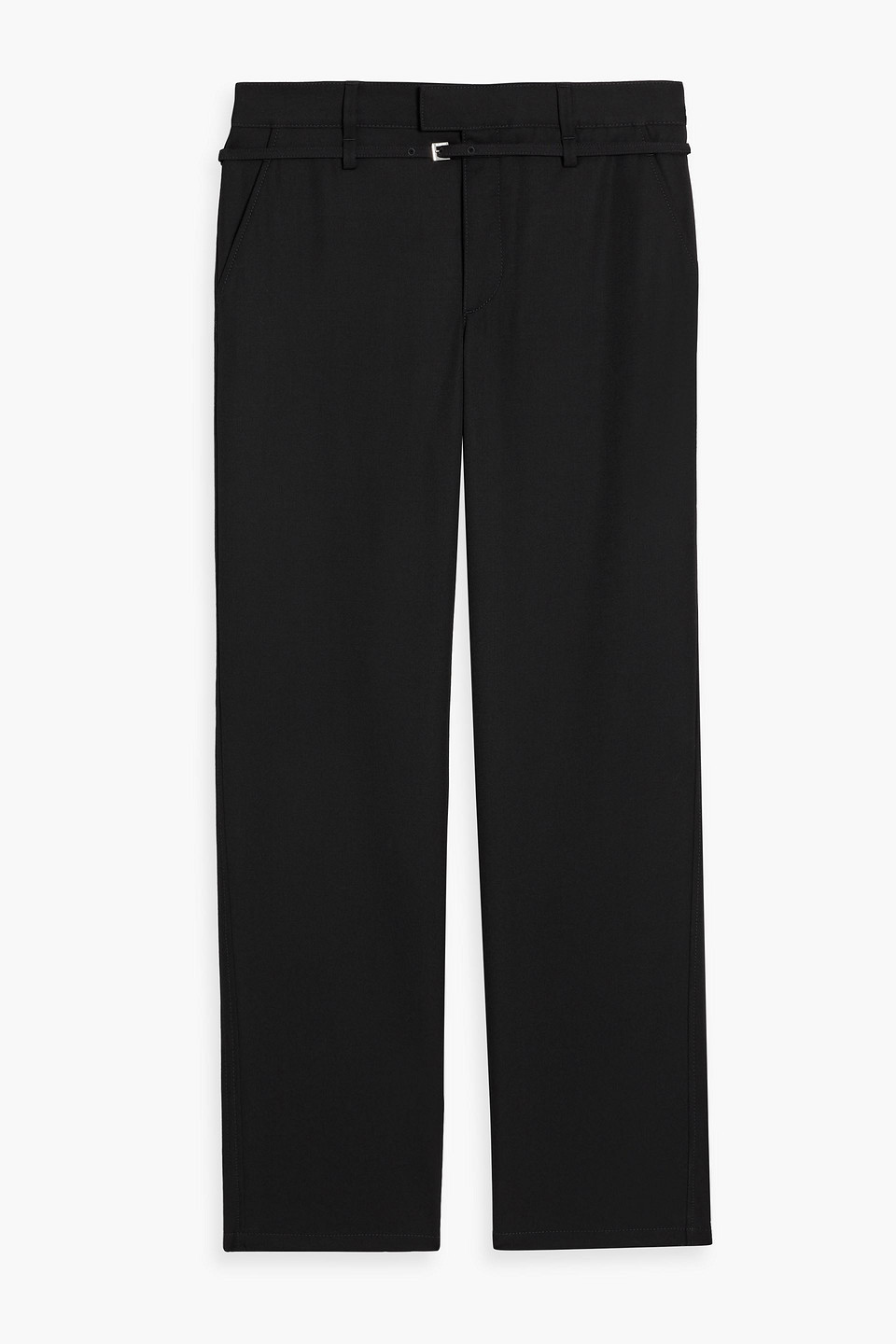 Jacquemus Disgreghi Belted Wool Pants In Black