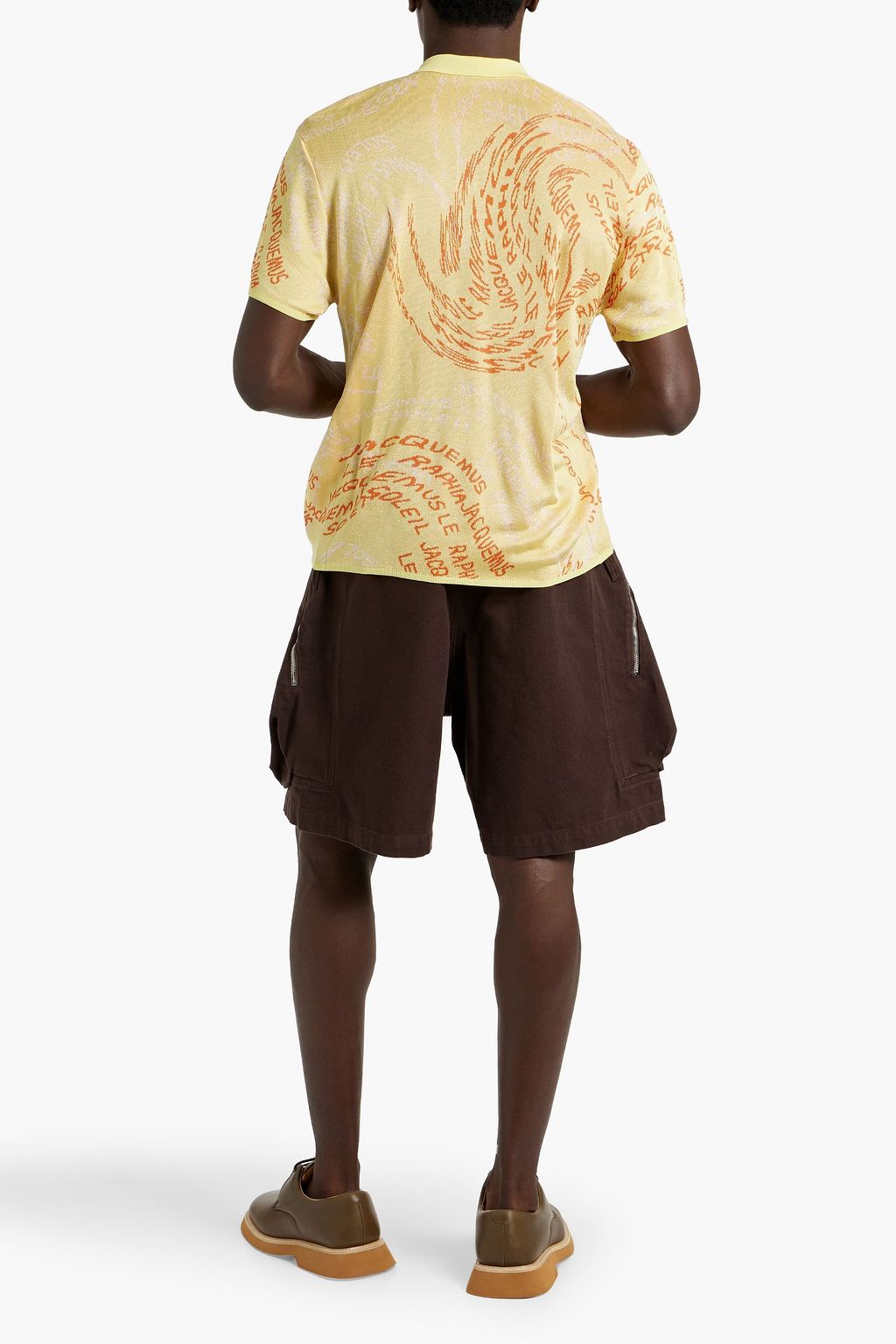 JACQUEMUS شورت كارغو بتصميم كرواسان مصنوع من القطن