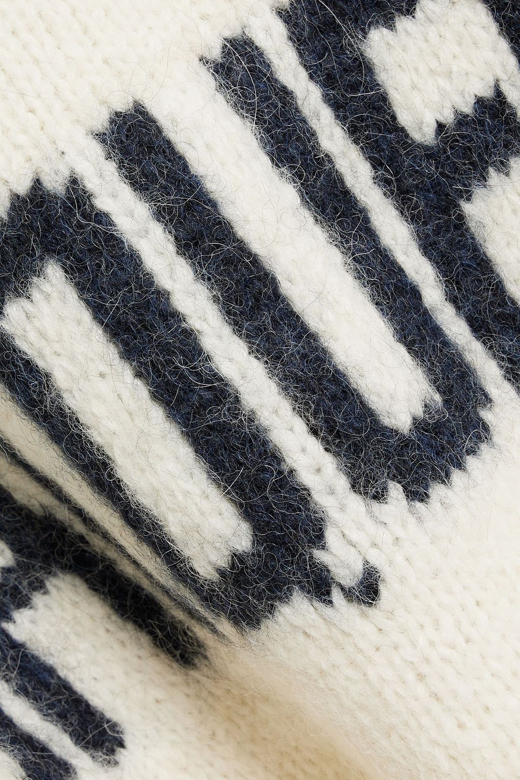 JACQUEMUS Intarsia alpaca-blend sweater