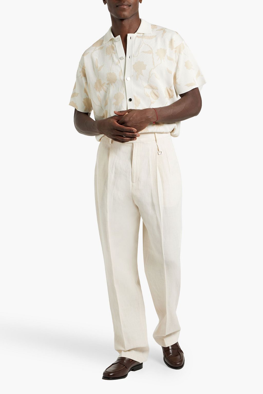 JACQUEMUS قميص "مايل" بقصة الجاكارد