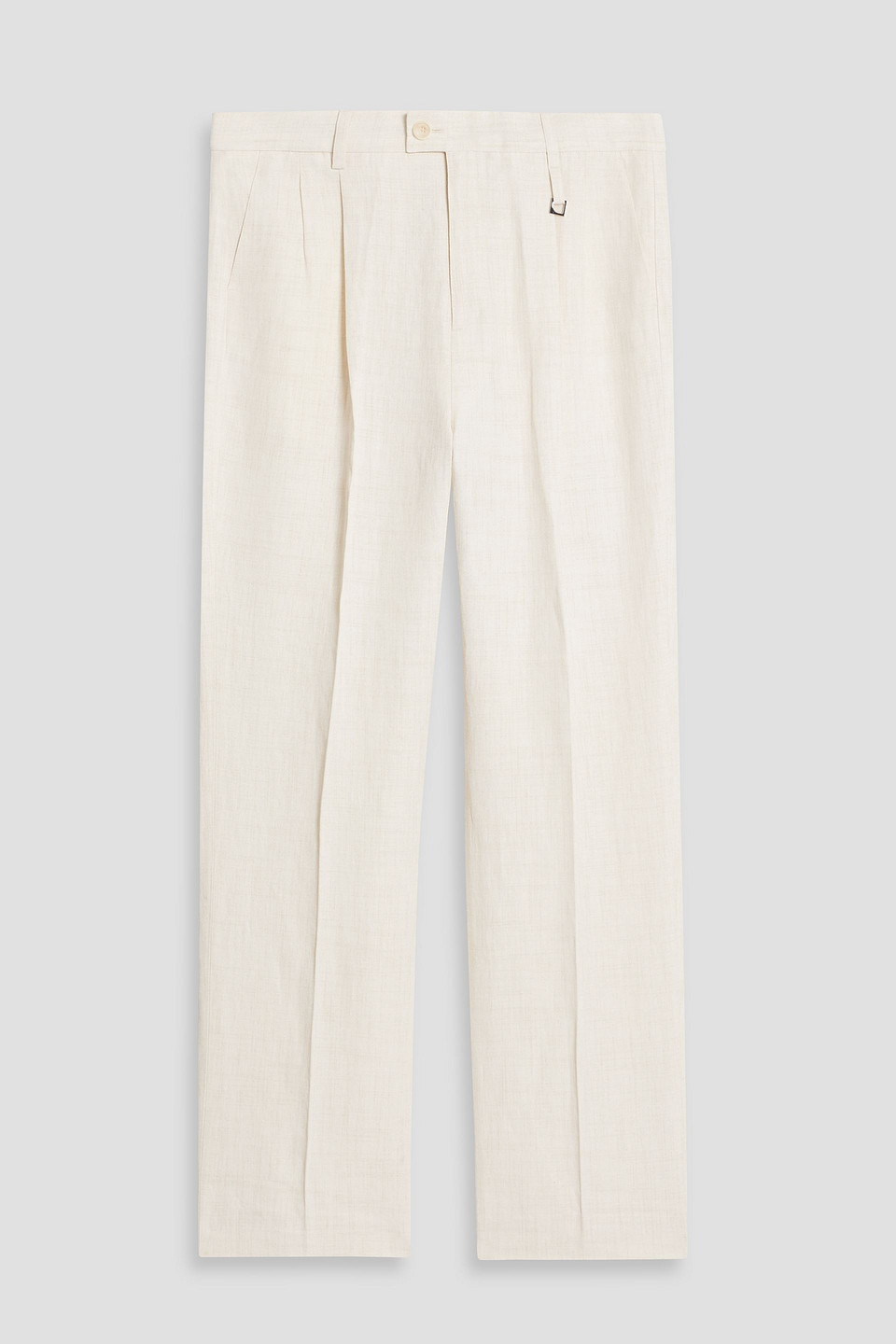 Jacquemus Madeiro Linen-blend Pants In Ivory
