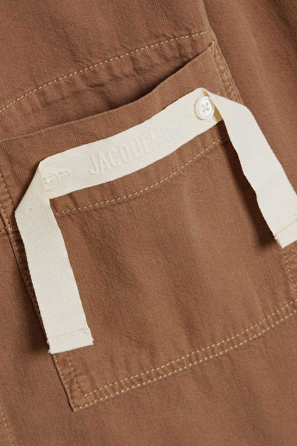 JACQUEMUS De Nîmes appliquéd cotton shirt