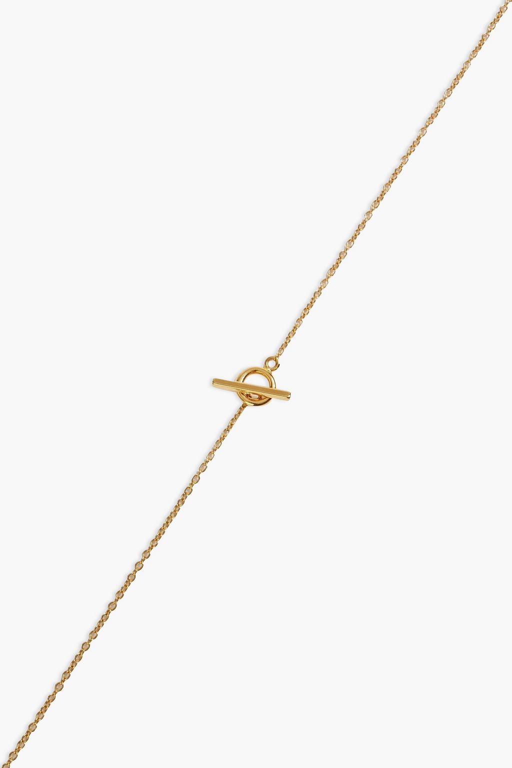 ZIMMERMANN Gold-tone, crystal and quartz necklace