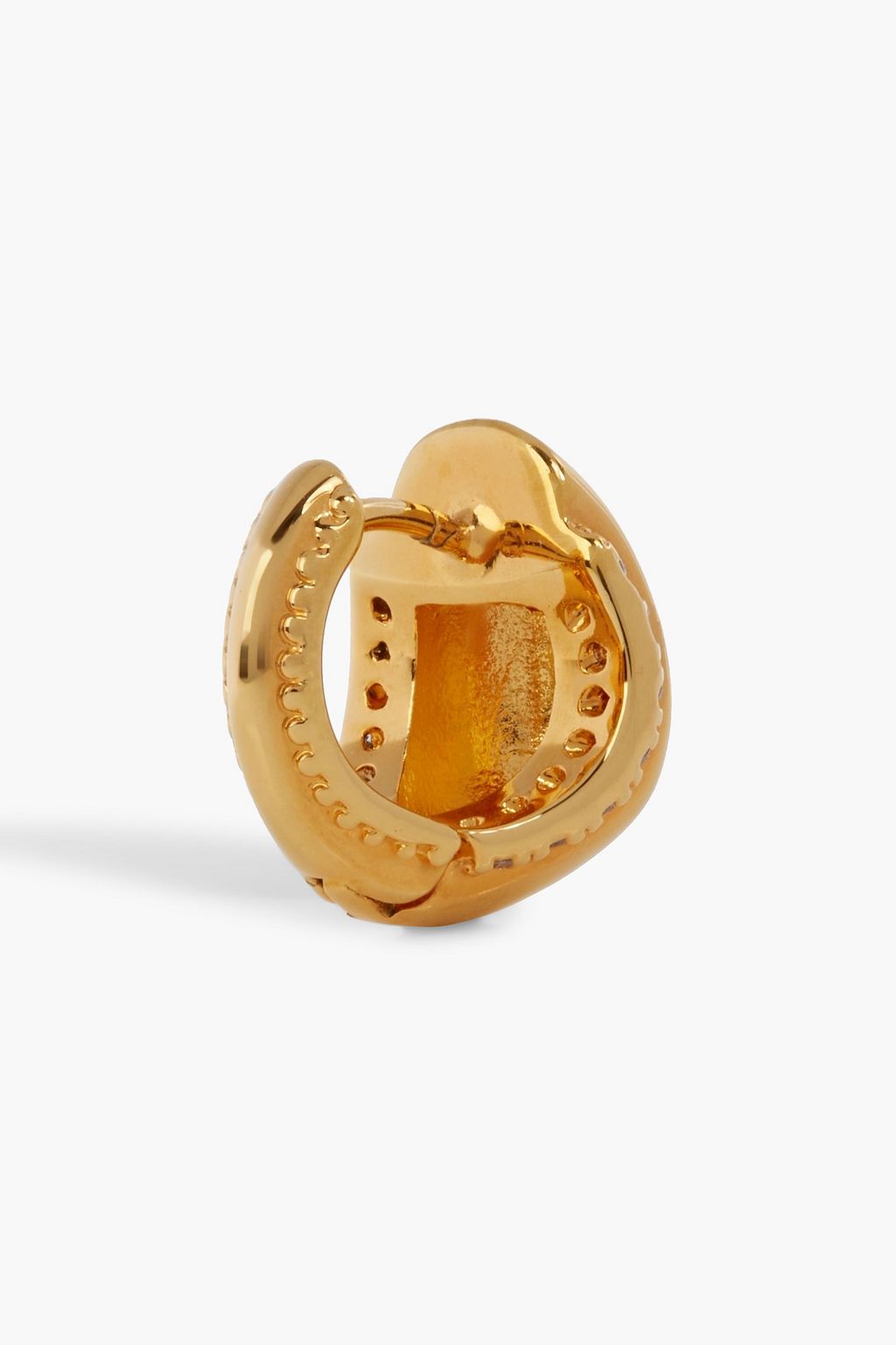 ZIMMERMANN Gold-tone crystal hoop earrings