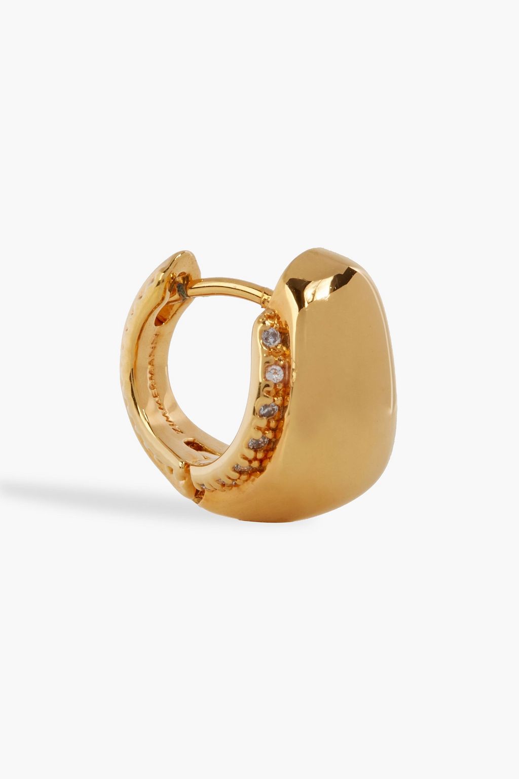 ZIMMERMANN Gold-tone crystal hoop earrings