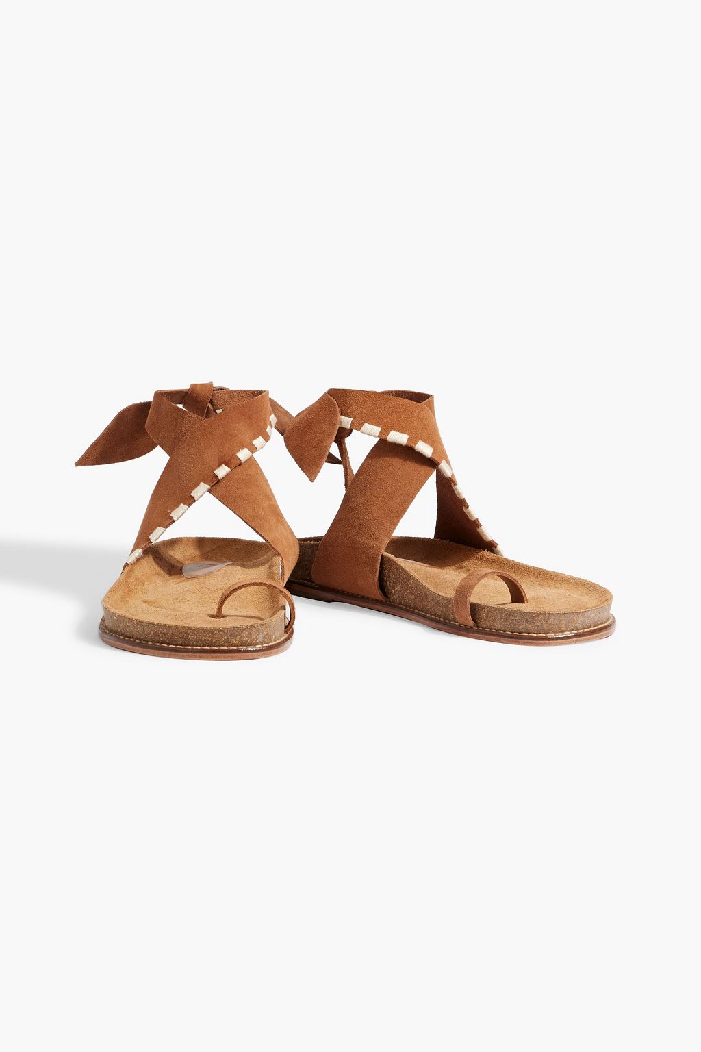 JOHANNA ORTIZ Song Leader embroidered suede sandals