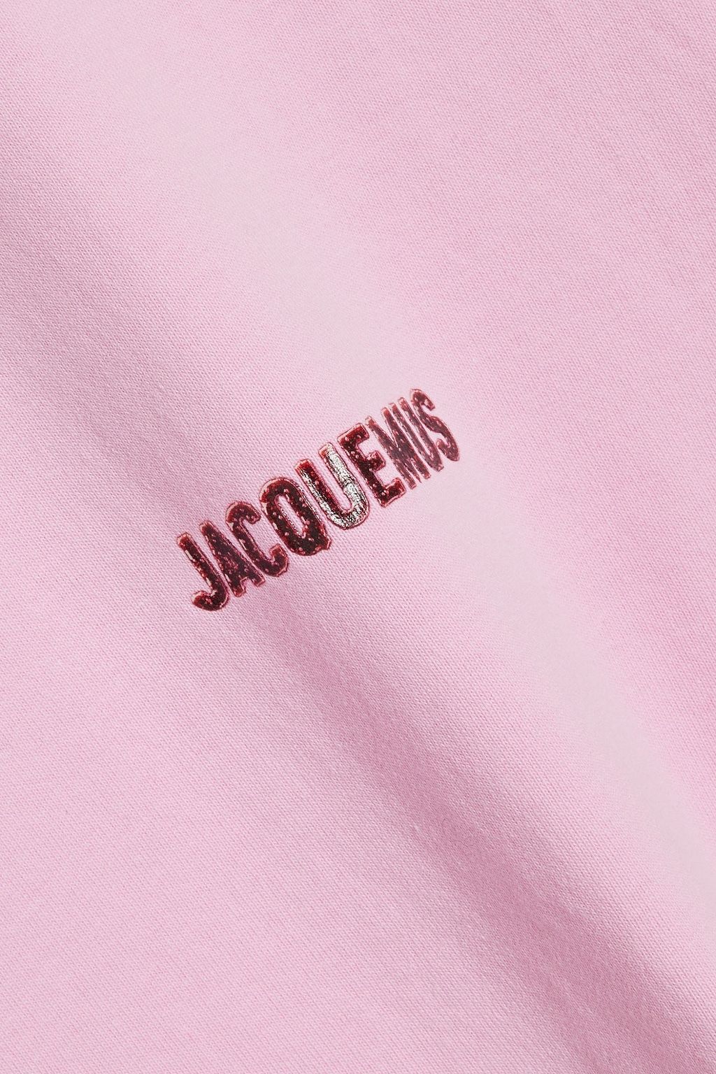 JACQUEMUS تي شيرت "بافاني" من قطن جيرسي ومزين بطبعة شعار العلامة