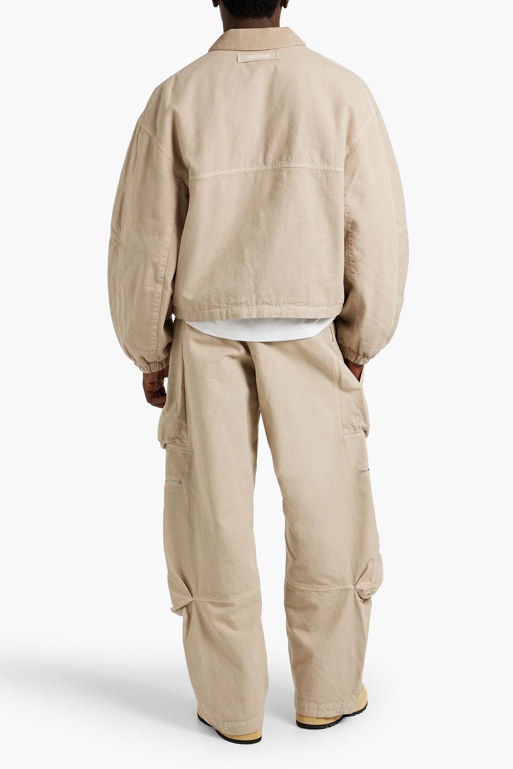 JACQUEMUS بنطال كارغو "كرواسان" من القطن