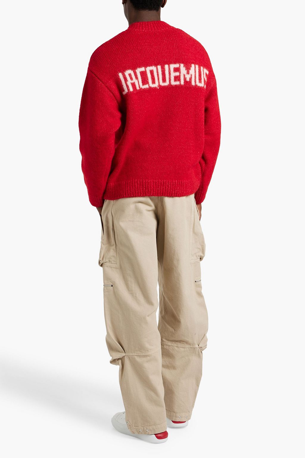 JACQUEMUS Intarsia alpaca-blend sweater