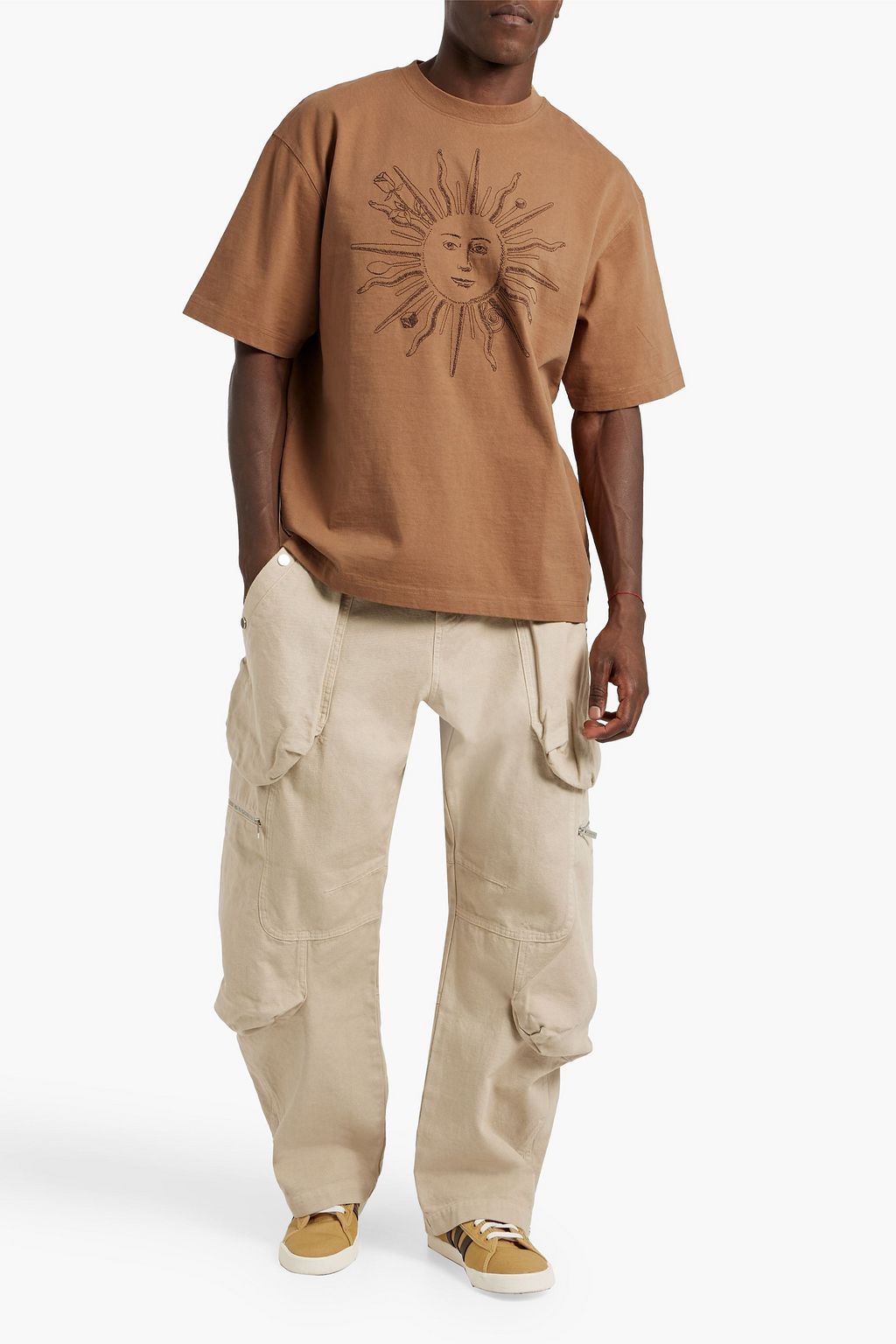 JACQUEMUS Soleil embroidered cotton-jersey T-shirt