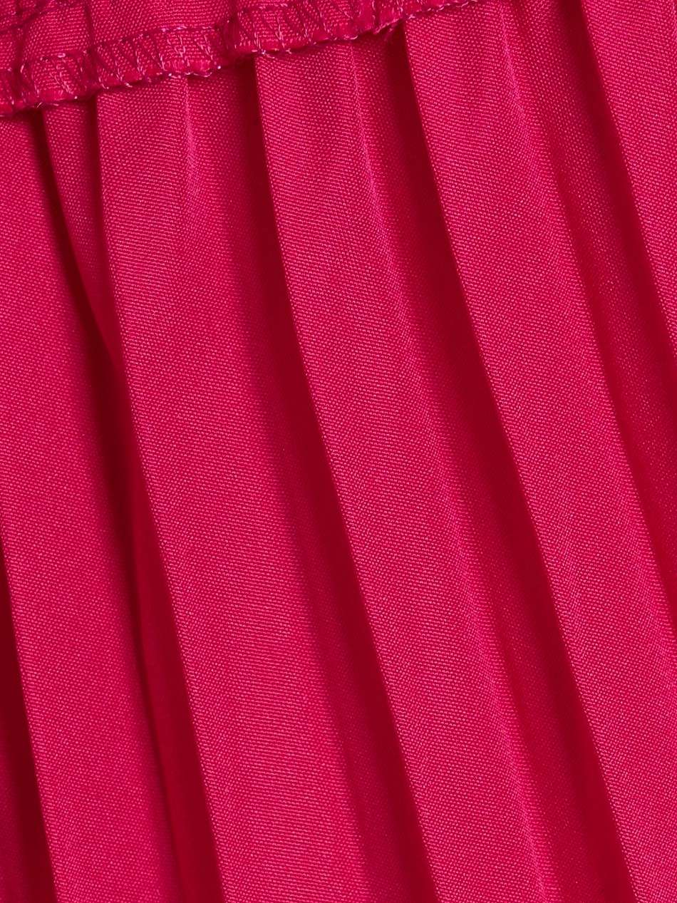 pleated taffeta midi wrap dress
