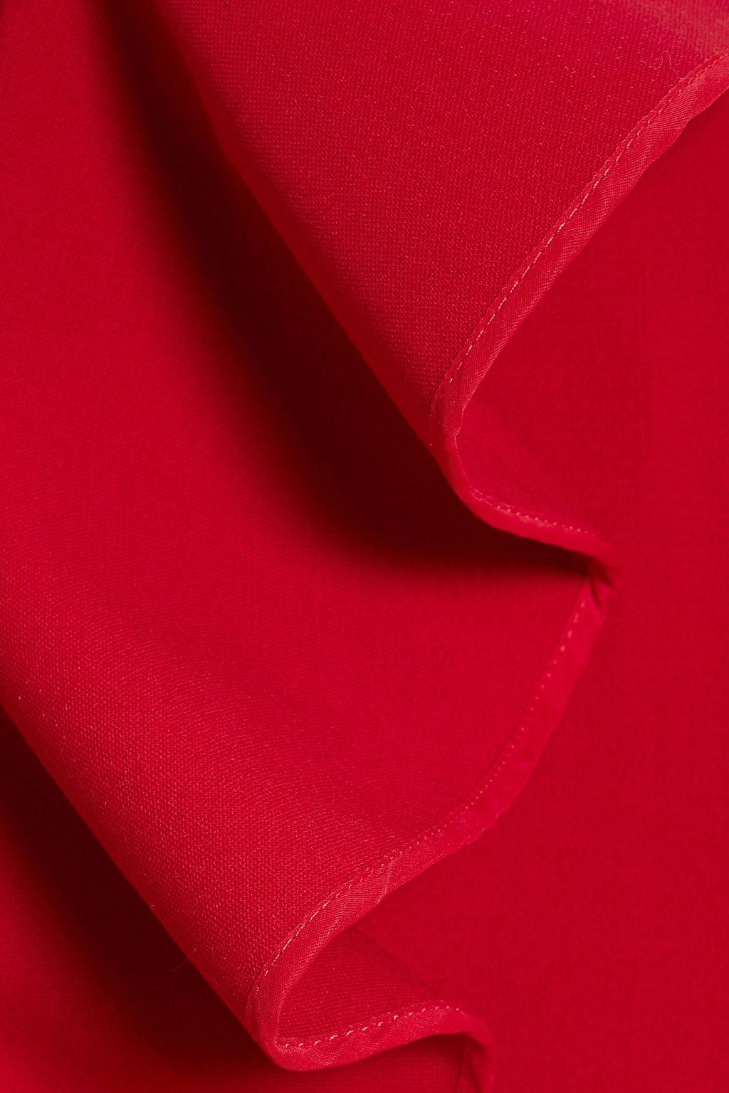 VALENTINO GARAVANI Ruffled wool-blend mini dress