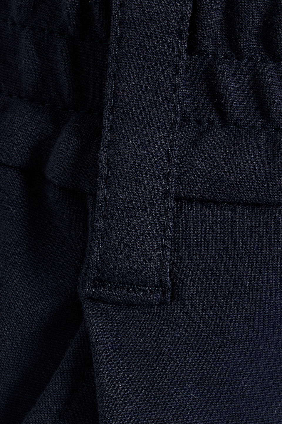 Brunello Cucinelli Cotton-blend Tapered Pants In Navy