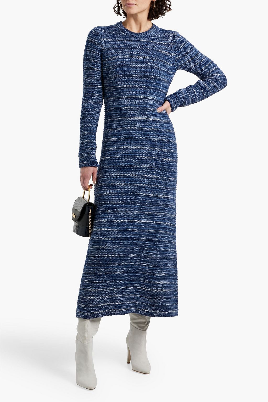 CHLOÉ Space-dyed cashmere maxi dress