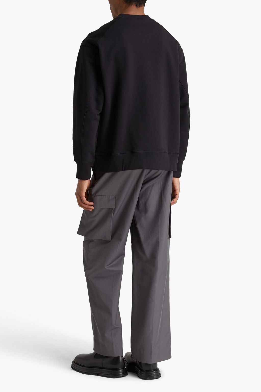 Y-3 Printed French cotton-terry sweatshirt