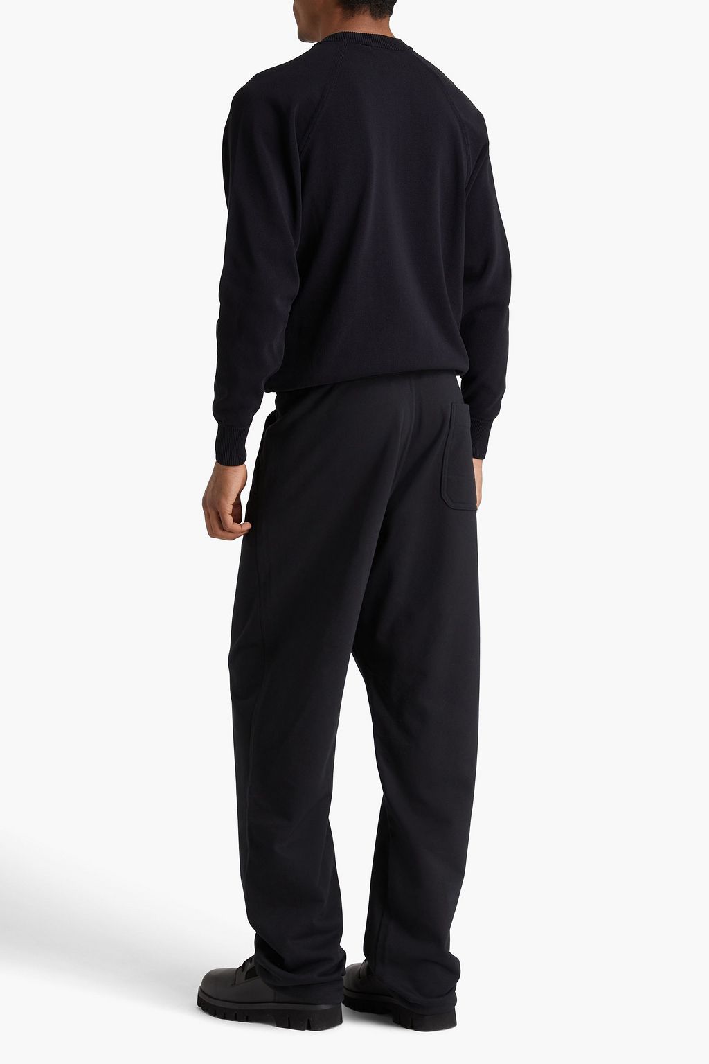 Y-3 French cotton-blend terry sweatpants
