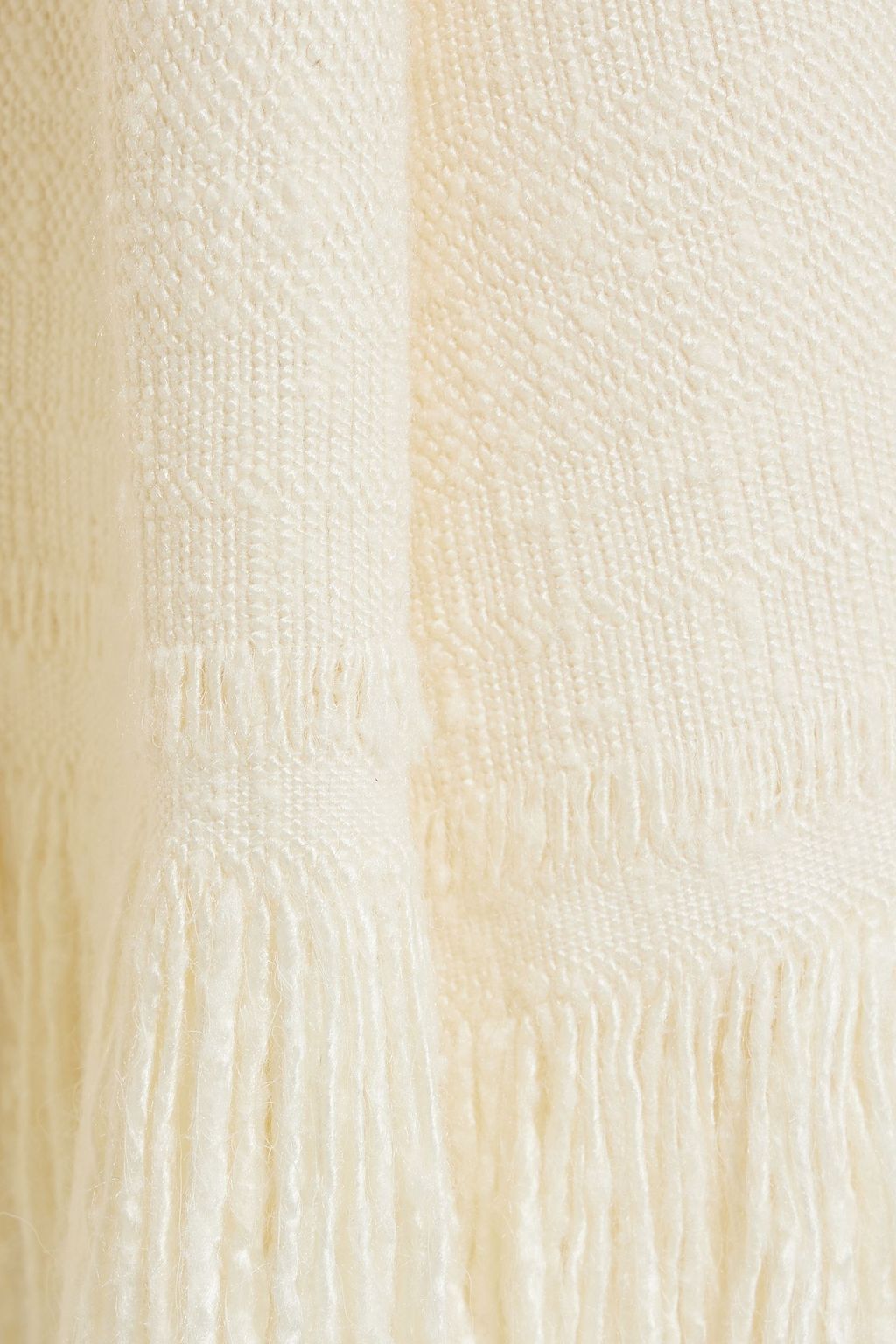 CHLOÉ Frayed silk maxi skirt