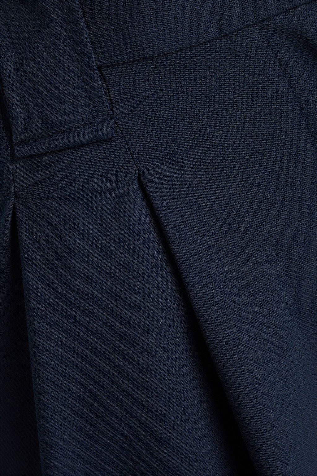 GANNI ツイル ショートパンツ タック入り