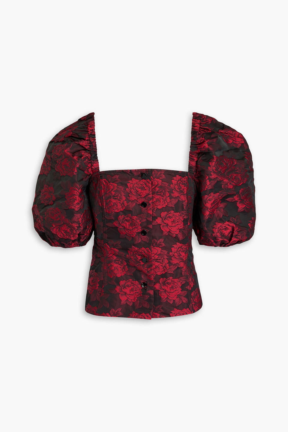 Ganni Blouse In Red