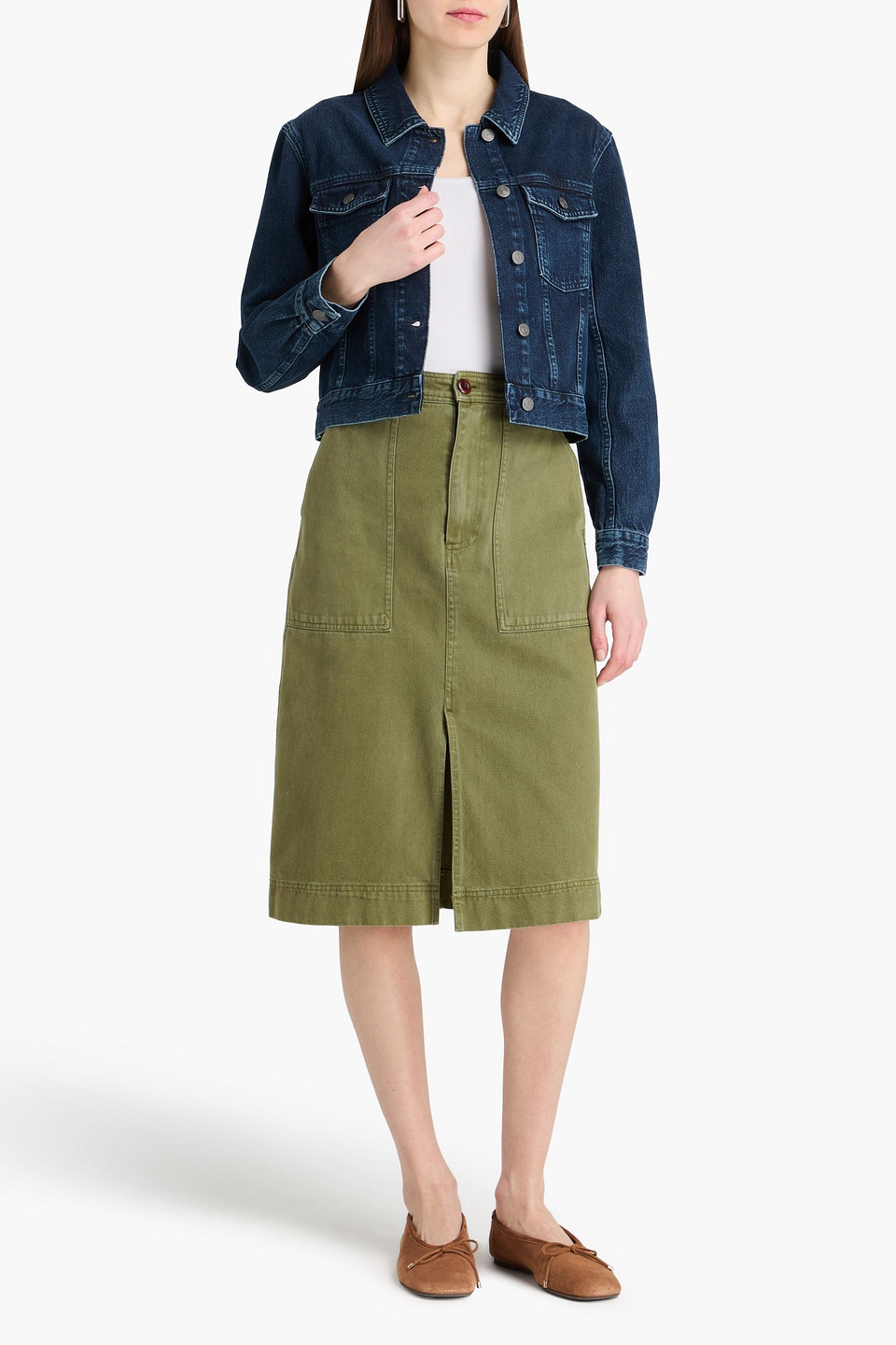  Frame - Denim Jacket - Blue - S 