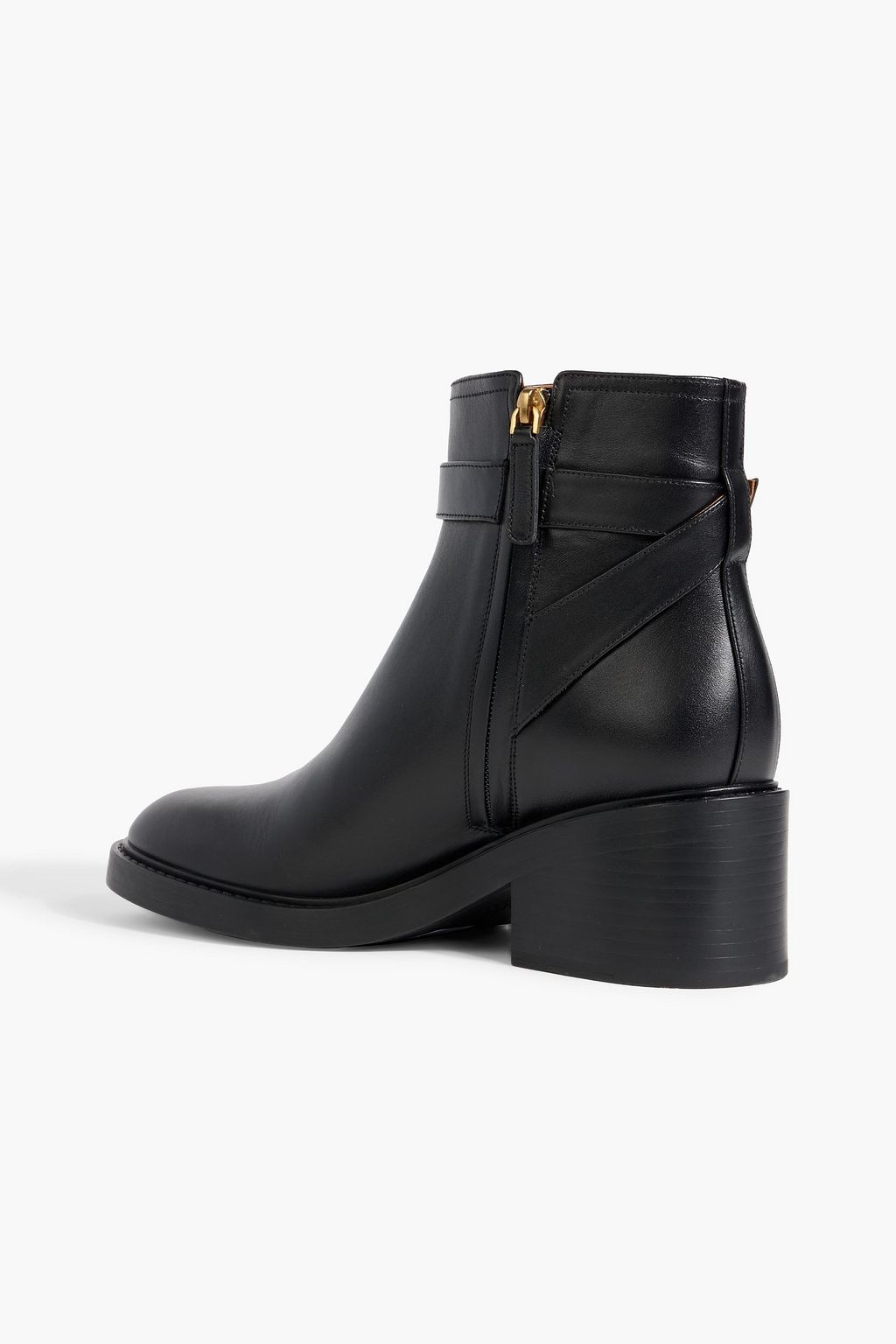 CHLOÉ Marcie buckled leather ankle boots