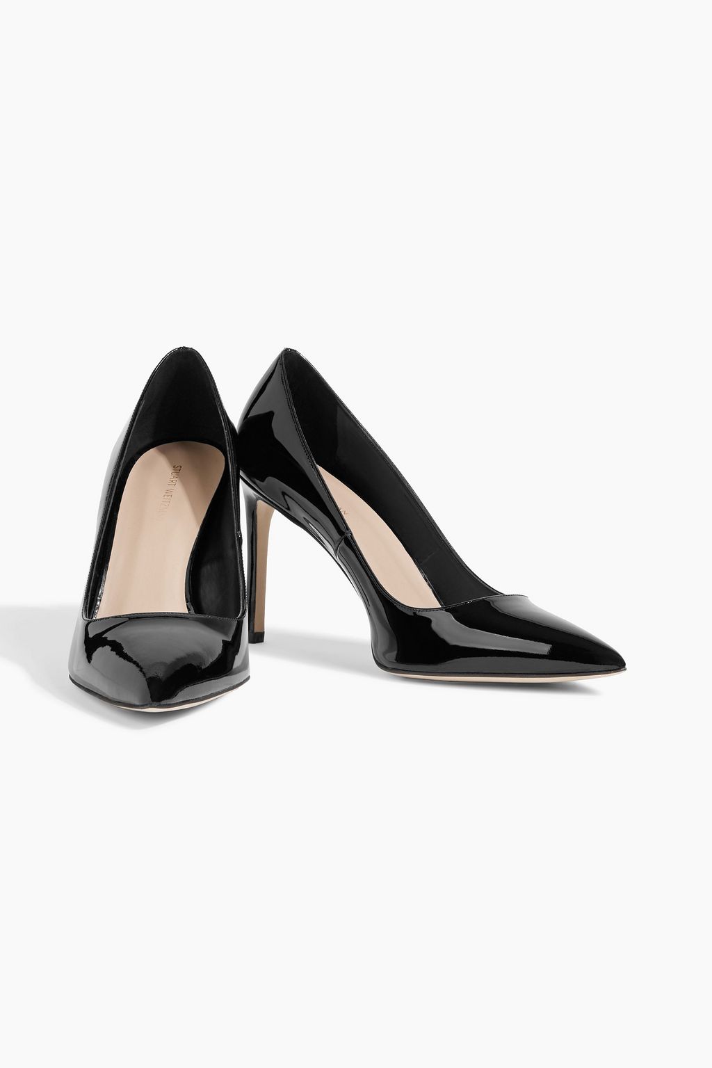 STUART WEITZMAN Leigh 95 patent-leather pumps