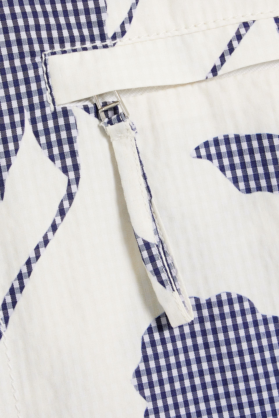 Jacquemus Criollo Floral-print Seersucker Shirt In Ecru