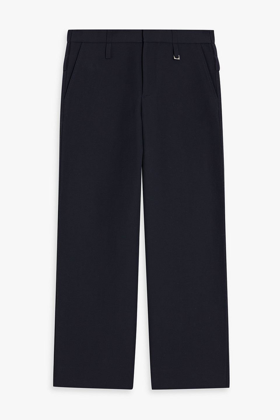 Jacquemus Piccinni Cotton-blend Pants In Navy