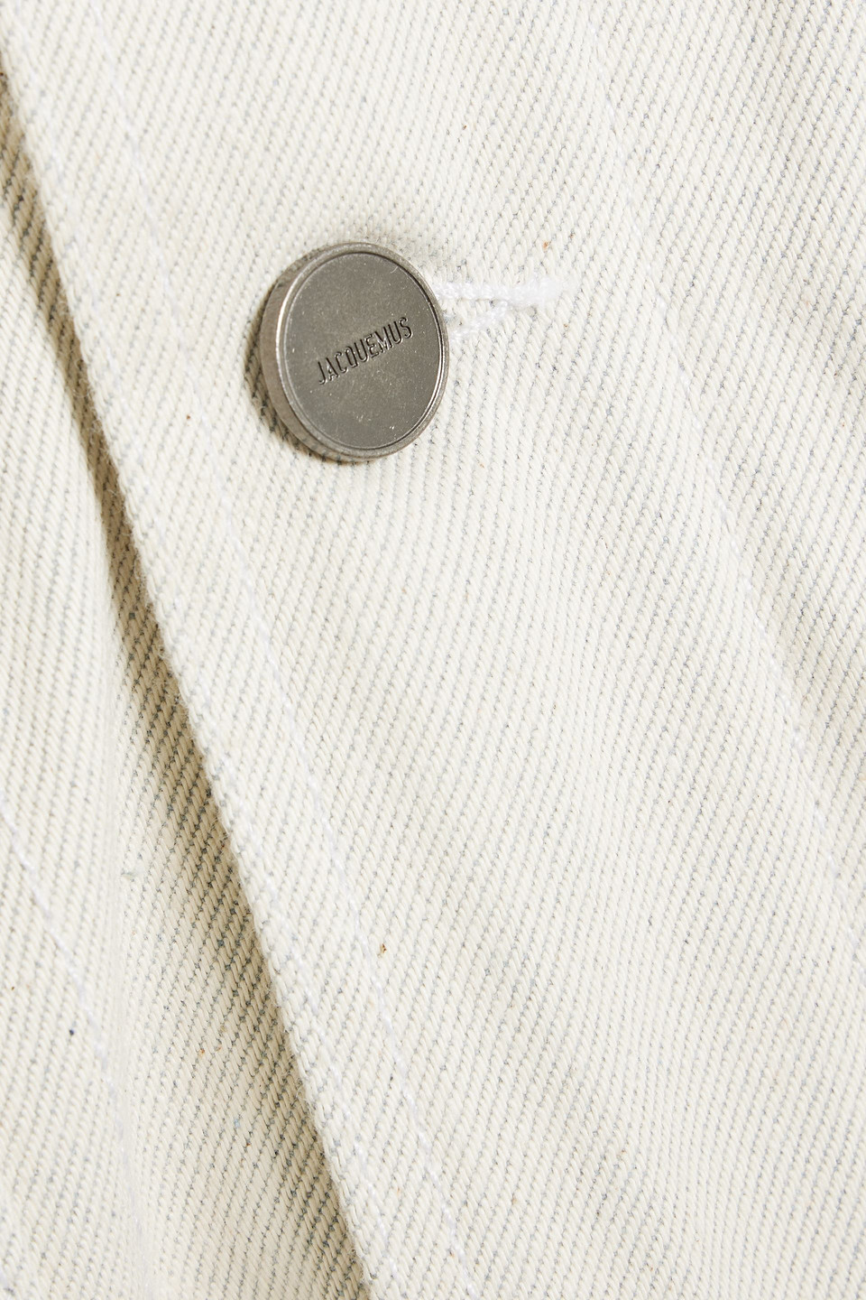 Jacquemus Pescadou Cotton-twill Jacket In Off-white