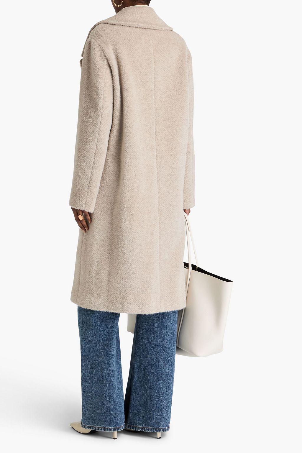 MISSONI Herringbone alpaca-blend coat