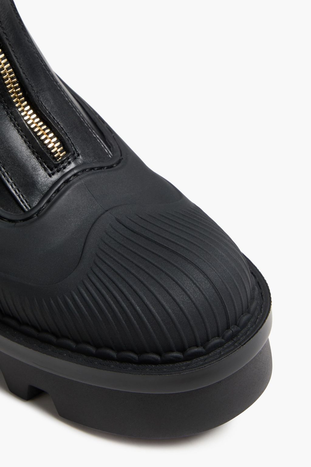 CHLOÉ Raina TPU-trimmed leather ankle boots