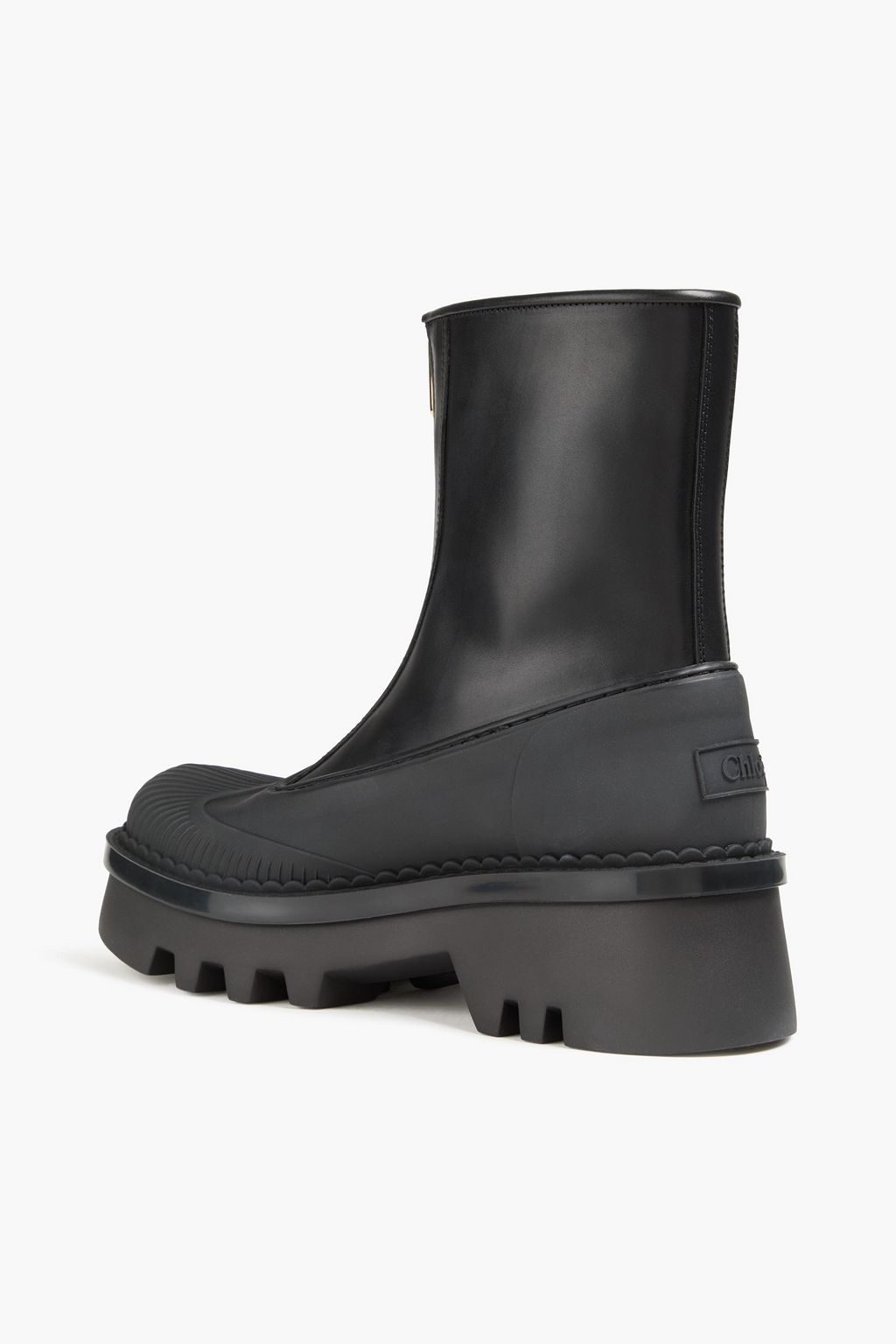 CHLOÉ Raina TPU-trimmed leather ankle boots